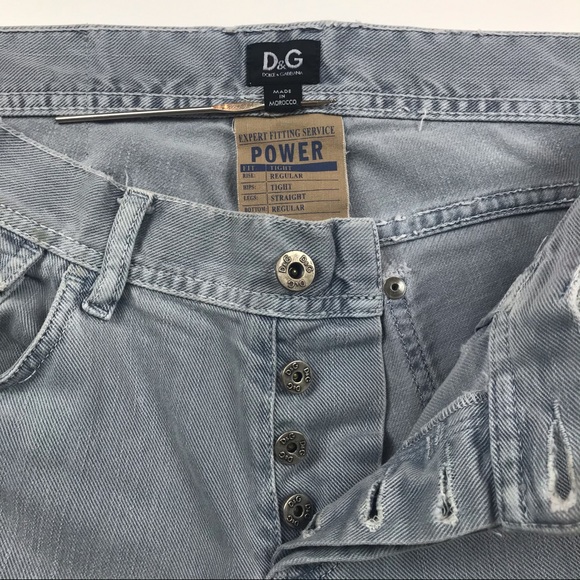 Dolce & Gabbana Slim Straight Leg Jeans - Picture 14 of 16